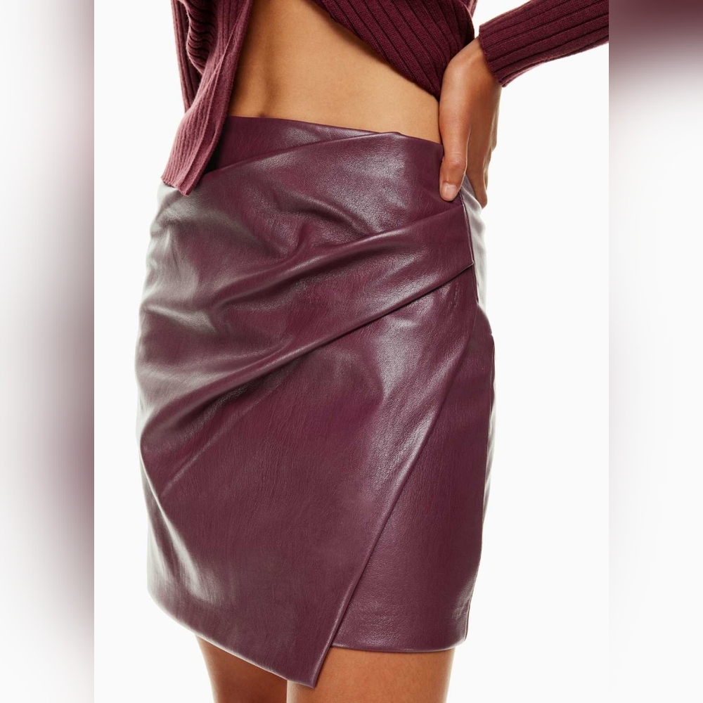 NWT Wilfred Angie Skirt in Spiced Burgundy